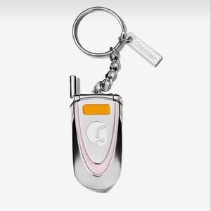 Glossier Flip Phone Keychain 💕